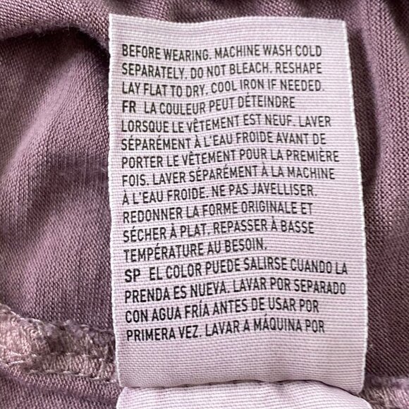 AEO American Eagle Womens size Small Off Shoulder 3/4 Sleeve Knit Top Lavender - Picture 7 of 9